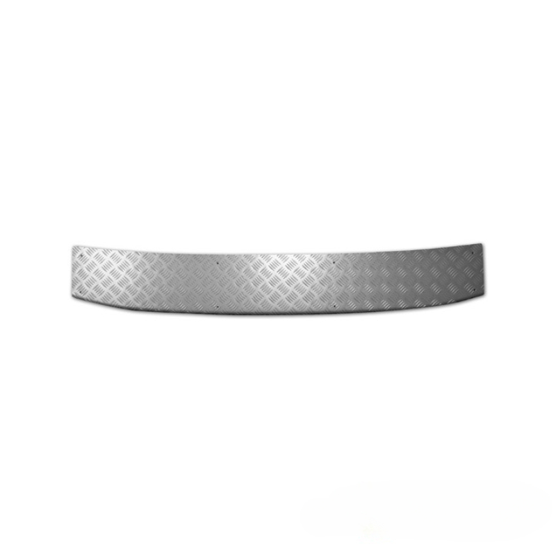 Rear Bumper Sill Cover  Silver Anodized  Aluminium