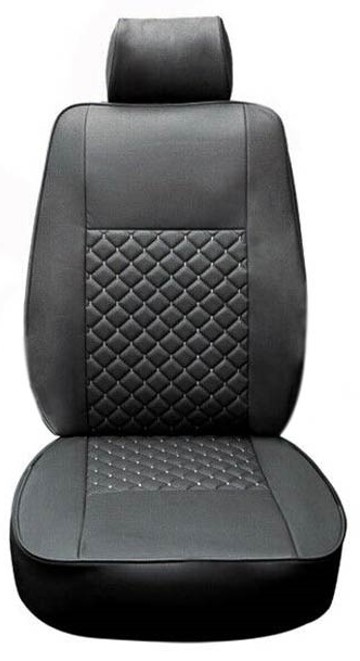 Seat Cover Diamond Black Black   Seat