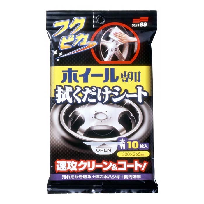 Soft99 Wheel Cleaning Wipe 10 Stk