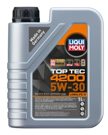 Top Tec 4200 Liqui Moly 5w30 Motorolie     Liters Dunk